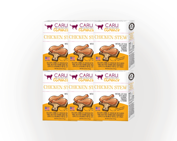 caru卡鲁经典鸡肉炖肉猫餐盒170G*6盒