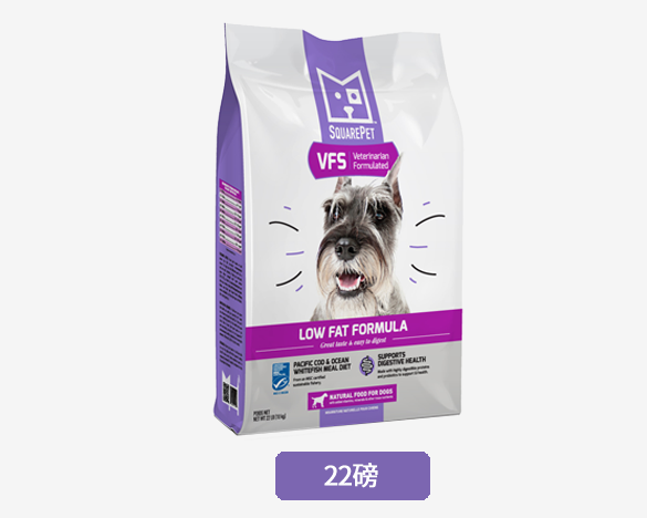 SquarePet斯凯尔 VFS低脂配方犬粮22磅