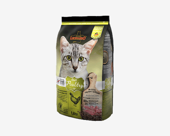 正品标！德国Leonardo小李子 无谷家禽低敏成猫粮7.5kg