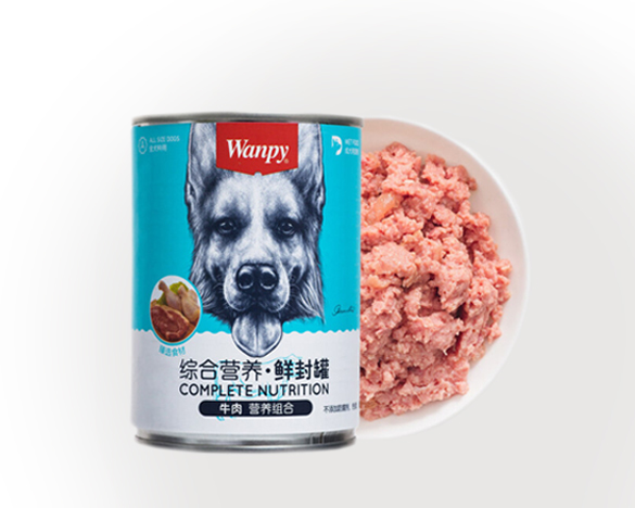 顽皮犬用牛肉口味全犬罐 375g*12罐