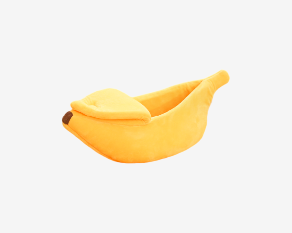 香蕉船冬季保暖猫窝 出口品质品牌平替（黄色xl号）