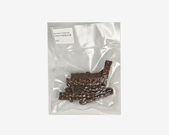 FARMLAND TRADITIONS蔚蓝原野  犬用风干牛肺雪茄肉卷50g(分装)