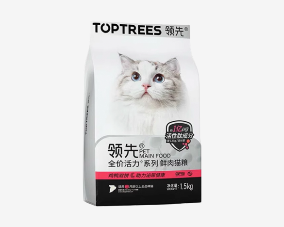 [直接买]Toptrees领先活力+系列全价鲜肉 猫粮1.5kg