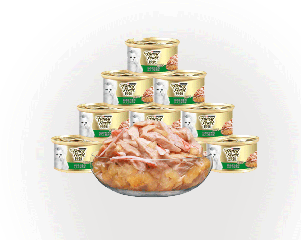  泰国进口珍致猫罐头金枪鱼肉蟹肉85g*24罐