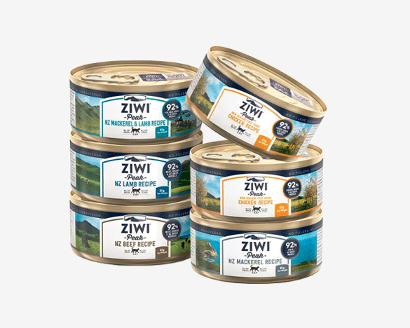 新西兰滋益巅峰（ZIWI）主食猫罐头85g *6罐多口味混合装巅峰罐头餐盒
