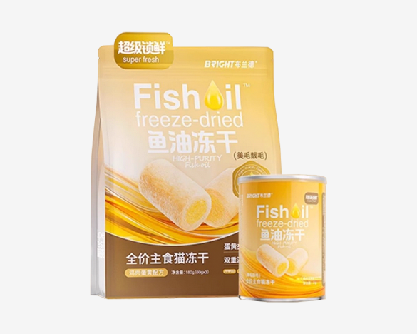 布兰德超级锁鲜高纯鱼油猫冻干 鸡肉蛋黄配方180g