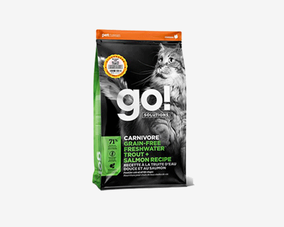 正品标！Go-Solutions 无谷三种鱼全猫粮16磅