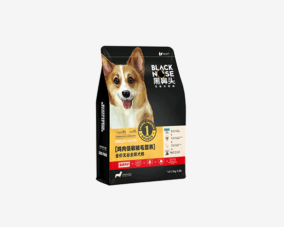 黑鼻头低敏美毛全价犬粮1.5kg