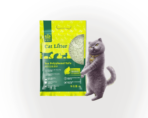 耐威克绿茶味豆腐猫砂6L*4包