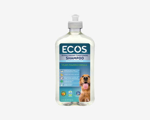 美国ECOS宠物猫犬通用沐浴露 无香型去味除臭502ml