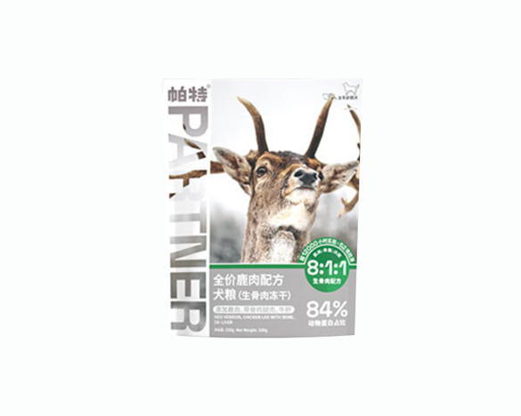 帕特（帕特诺尔）全价鹿肉配方犬粮 主食冻干生骨肉320g