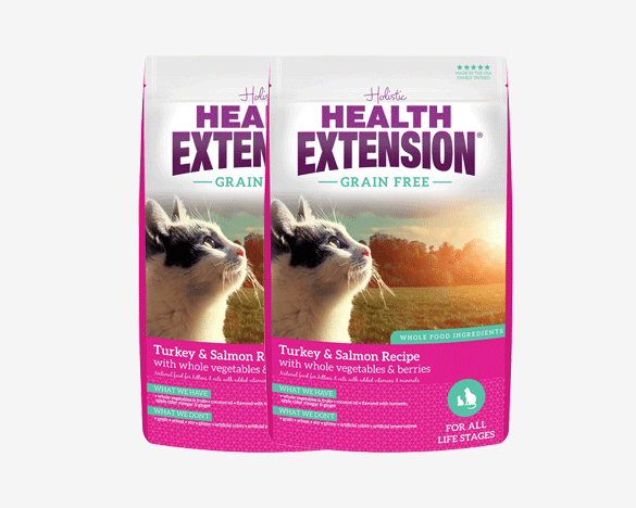 [直接买]正品标！美国Health Extension维采康延 三文鱼火鸡肉配方全猫粮30磅