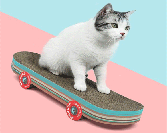 年糕NianGao 滑板猫抓板 耐磨瓦楞纸猫玩具