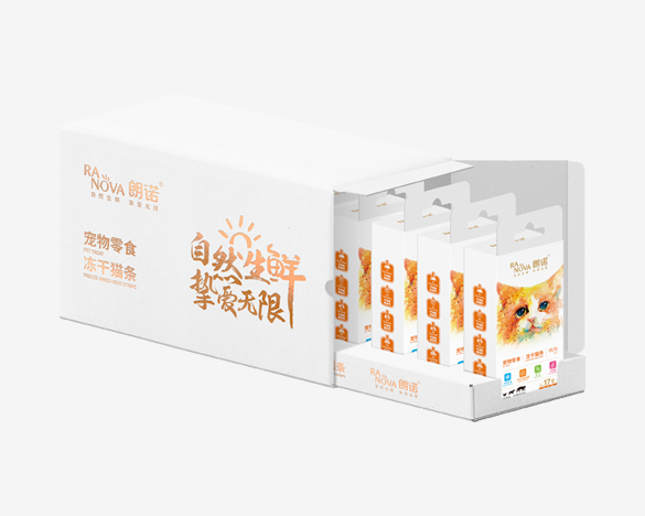 朗诺经典大师系列 猫零食冻干猫条 鸭肉17g*6盒