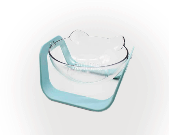 猫碗保护颈椎斜口饮水碗（单碗）