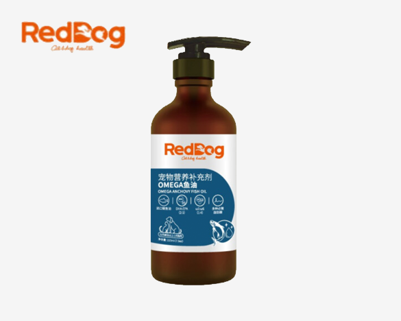 RedDog红狗猫狗通用OMEGA鱼油223ml 狗狗猫咪超浓缩美毛亮毛护肤液体鱼油