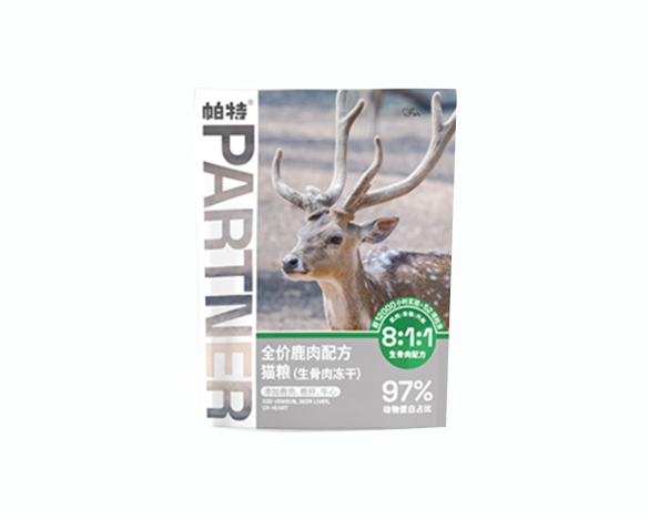 帕特（帕特诺尔）全价鹿肉配方猫粮 主食冻干生骨肉200g