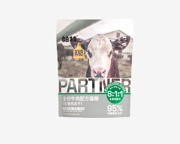 帕特猫用牛肉冻干200g