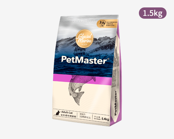 佩玛思特Petmaster冰川系列 鳕鱼配方成猫粮1.5kg