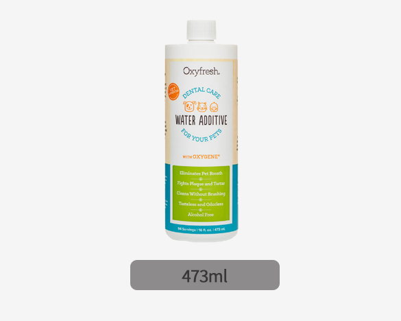 美国Oxyfresh氧亲新宠物洁齿水473ML（送30ML小瓶）