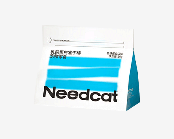 Needcat你的猫 犬猫通用功能性零食冻干棒 兔肉乳铁蛋白口味 免疫强化50g/包