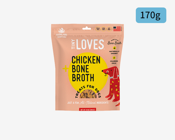 FARMLAND TRADITIONS蔚蓝原野  鸡肉骨汤犬用零食肉干6oz（170g)