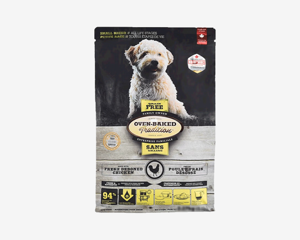 正品标！加拿大进口 欧恩焙低温烘焙小型犬无谷鸡肉配方全犬粮5.67kg