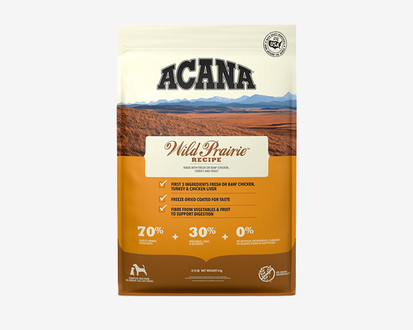 爱肯拿（Acana）牧场盛宴鸡肉味无谷天然犬粮6kg