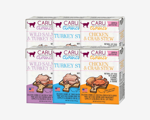 [直接买]CARU卡鲁全价主食猫用餐盒 170g*6盒 3口味组合装