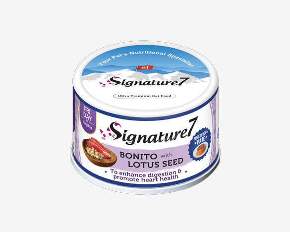 心宠怀Signature7肉酱系列小白罐 鲣鱼鸡肉莲子猫罐头80g*1罐