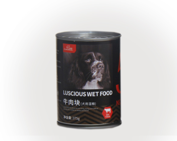 [助攻30次]路斯犬用牛肉口味湿粮罐375g 单罐