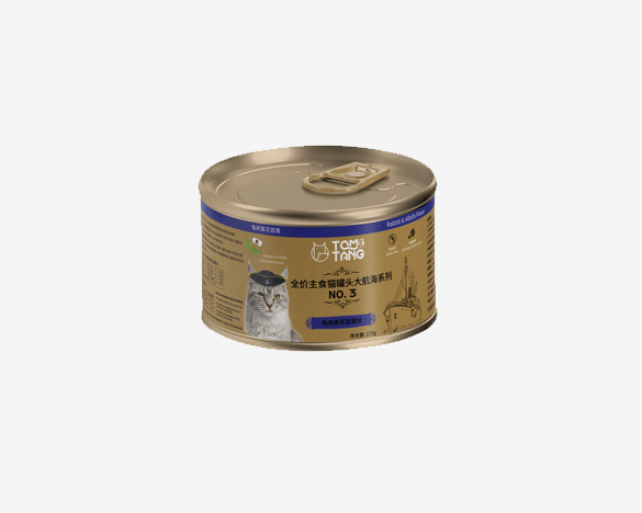 TOM&TANG汤姆糖全价猫用主食罐兔肉紫花苜蓿口味170g*24罐（整箱装）