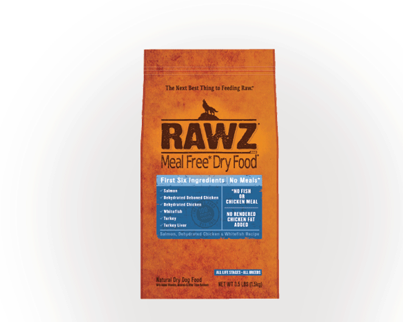 RAWZ罗斯脱水鲑鱼六种肉全犬粮3.5磅（破包不少重）