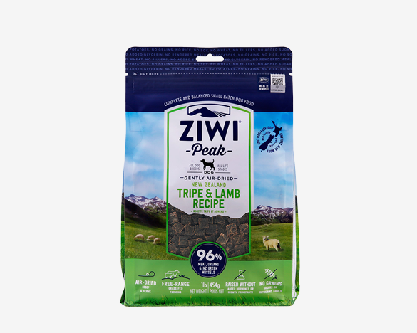 新西兰滋益巅峰（ZIWI）无谷风干羊肚羊肉狗粮1kg