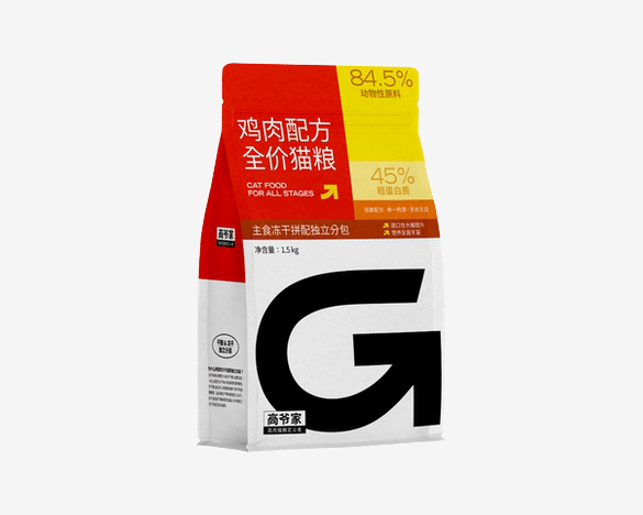 高爷家全价猫粮 麦肯鸡鸡肉配方主食冻干无谷全猫粮1.5kg