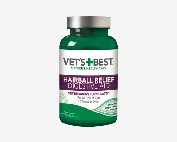 [直接买]VetsBest绿十字调理肠胃化毛片 60片/瓶